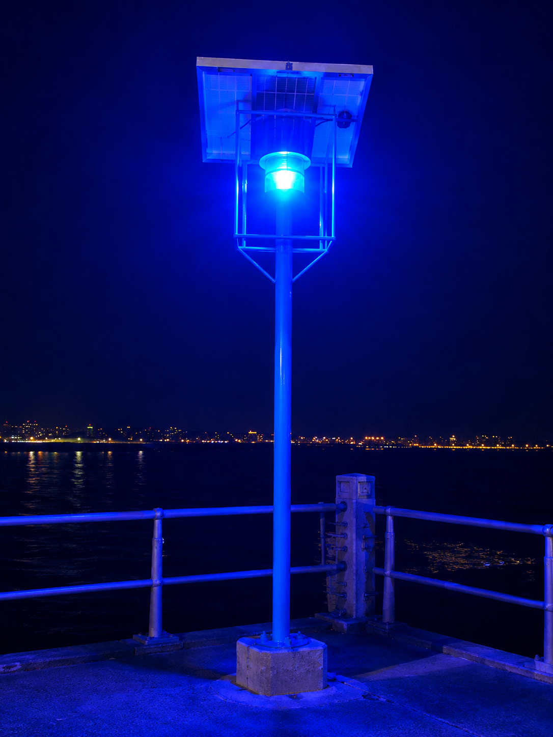 Solar Marine Navigation Beacon Light